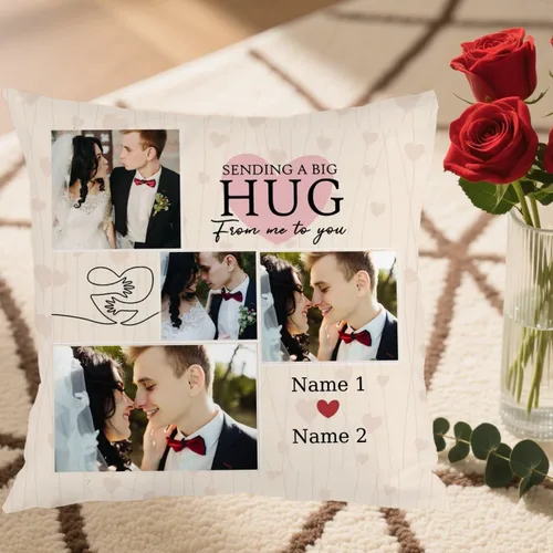 Miniatura 21 de Custom 6 Photo Throw Pillow Cover with Text for Mom, Cozy Cushion Ideal as a Thoughtful Gift for Family Mother’s Day Holidays or Special Occasions 6