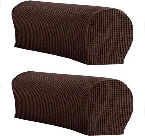Miniatura 17 de LINGXIYA Funda de Reposabrazos de Terciopelo Suave y Elástico, Fundas para Reposabrazos de Sillas/Sofas, Fundas para Brazos de Sofá, Protector