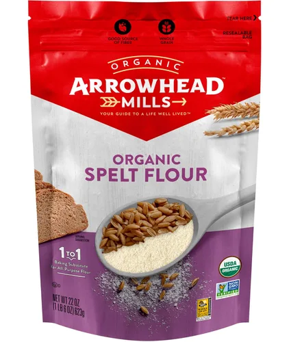 Miniatura 18 de ARROWHEAD MILLS Harina de trigo sarraceno orgánica libre de gluten, 22 onzas