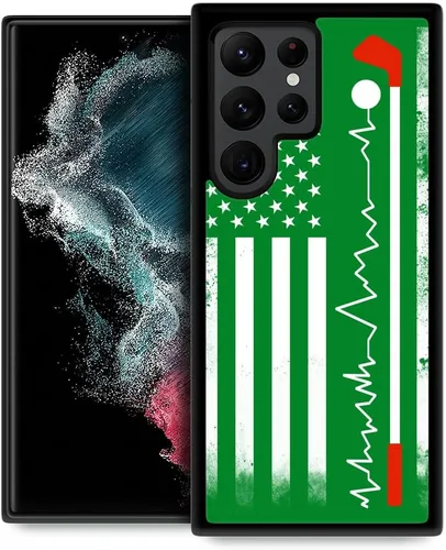 Miniatura 19 de Funda compatible con Samsung Galaxy S22 Ultra, funda protectora antideslizante y a prueba de golpes para hombres y mujeres, goma de silicona suave +