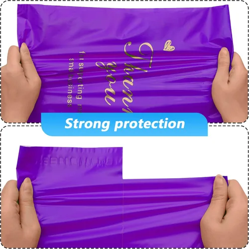Miniatura 4 de Sobre de polietileno de agradecimiento 6x9 pulgadas 100 piezas, bolsas de envío impermeables y resistentes al desgarro para ropa, sobres de correo