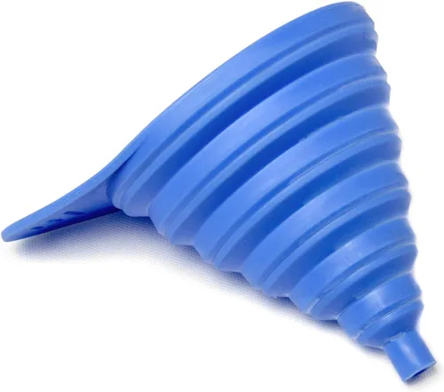 Miniatura 5 de Chef Craft Embudo plegable de plástico, 3 pulgadas de diámetro, azul