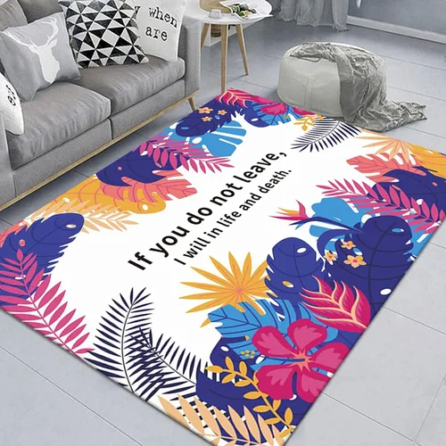 Nordic Rectangular Area Rugs Living Room Bedroom Kitchen Rug Carpet Entrance Corridor Bedside Balcony Home Non-Slip Washable Floor Decor Mat (Size :
