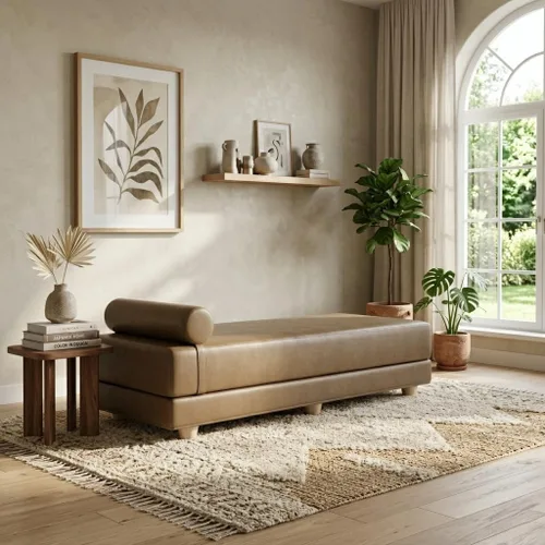 Miniatura 30 de Jaxx Alon Daybed - Tumbona plegable con colchón de espuma viscoelástica de primera calidad, tamaño Queen, fabricado en los Estados Unidos