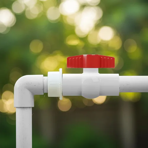 Miniatura 9 de Válvula de bola de PVC de 1/2 pulgada, paquete de 6, válvula de cierre de PVC de 1/2 pulgada con mango en T rojo, válvula de agua de PVC para líneas
