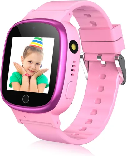 DERUI Reloj inteligente para niños con 26 videojuegos, cámara selfie, reproductor de video, podómetro, cronómetro, reloj despertador, linterna,