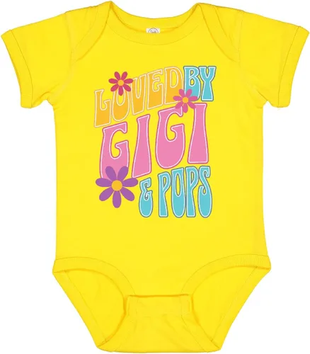 Miniatura 14 de inktastic Gigi and Pops Love Me - Body de bebé para nieta