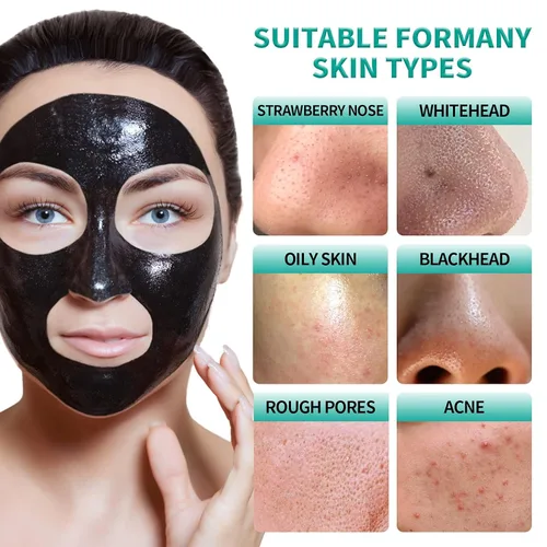 Miniatura 3 de Mascarilla para Puntos Negros Removedor, Mascarillas para La Cara Facial, Crema para Puntos Negros en La Cara, Removedor de Cabeza Blanca Negra