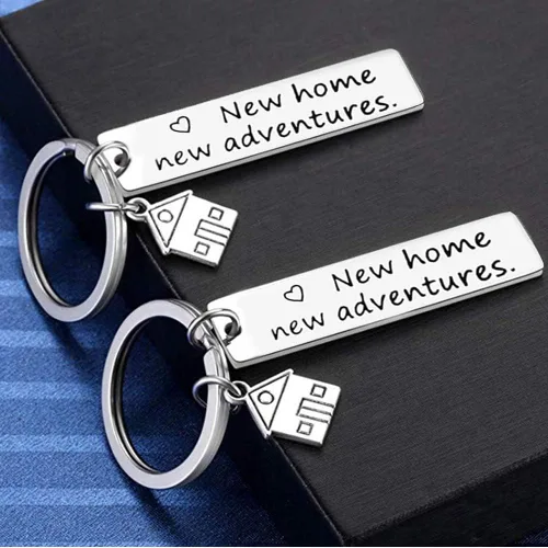 Miniatura 6 de Our First Home Keychains New House Keychain New Home Keychain House Keychain House Keychain 2023 Houseopening Gift
