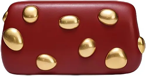 Miniatura 23 de Bolso de mano de piel sintética desmontable con cadena cruzada, bolso de noche, bolso de mano para mujer, formal, boda, fiesta, baile de graduación