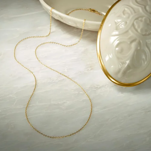 Miniatura 3 de Ross-Simons Italian 1mm 18kt Yellow Gold Cable-Chain Necklace