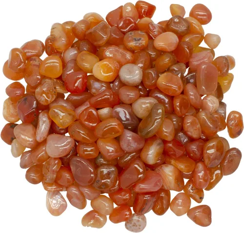 Miniatura 20 de Piedras de ágata mixta de 1 libra de África - 0.40 a 0.60 pulgadas promedio - Rocas pulidas para artes y manualidades, reiki, wicca y mucho más.