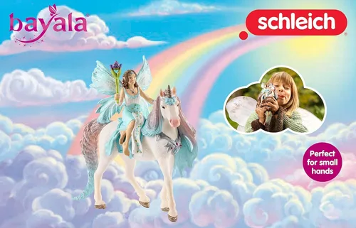 Miniatura 9 de Schleich Bayala - Figura de hada Eyela de 3 piezas con figura de unicornio de princesa, figura de hadas de fantasía con varita mágica, juguete