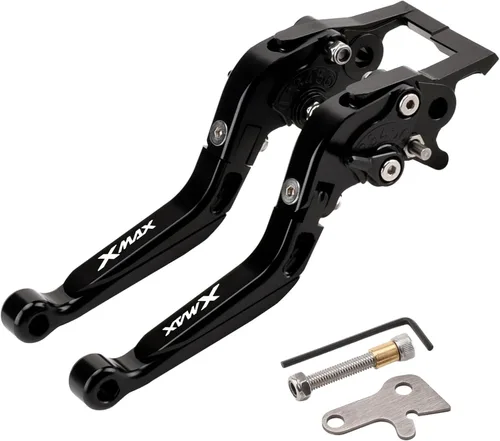 Miniatura 20 de Palancas de embrague de freno ajustables para motocicleta, cerradura de manija de estacionamiento para Yamaha Xmax 125 250 300 400 XMAX250 XMAX300