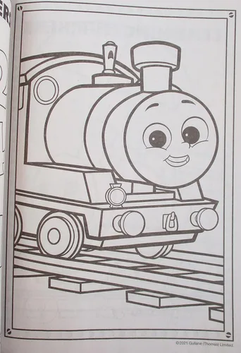 Miniatura 3 de Thomas Libro para colorear y actividades con amigos - 80 páginas