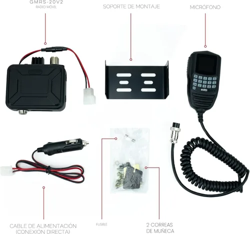 Miniatura 3 de BTECH GMRS-20V2 20W 200 canales totalmente personalizables Radio móvil GMRS bidireccional. IP67 sumergible impermeable, compatible con repetidores