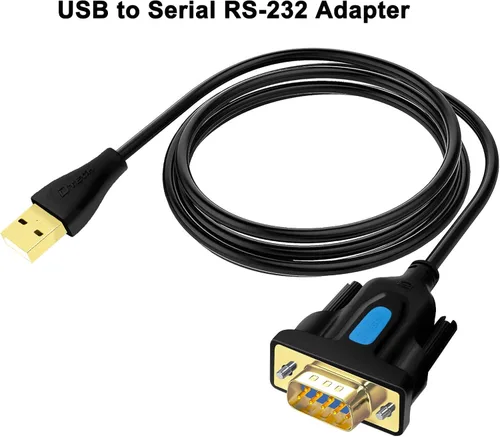 Miniatura 2 de DTECH Adaptador USB a serie DB9 RS232 Cable Prolífico Chip PL2303 DB-9 Cable macho de 3 pies compatible con Windows 11 10 8 7 Mac Linux
