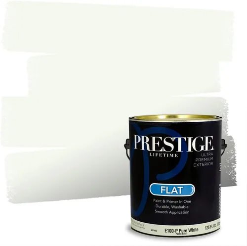 Miniatura 115 de PRESTIGE Pinturas Pintura interior e imprimación en uno, 1 galón, cáscara de huevo, aventura