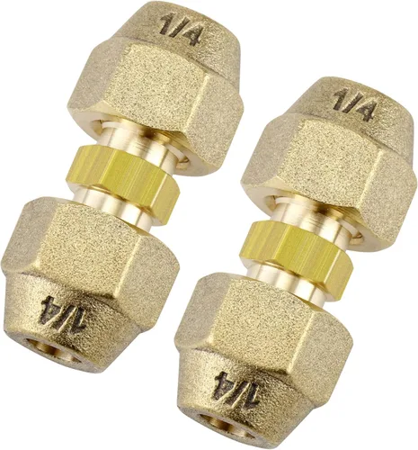 Miniatura 10 de Paquete de 2 conectores de junta de extensión de tubería de cobre de CA, adaptadores de acoplamiento de tubería de aire acondicionado de 5/8