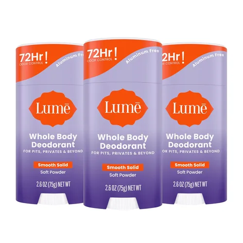 Miniatura 22 de Lume Desodorante para Todo el Cuerpo - Barra Sólida Suave - Control de Olor de 72 Horas - Sin Aluminio, Sin Bicarbonato de Sodio y Seguro