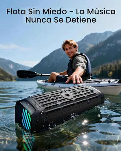 Miniatura 2 de Soundcore Boom 3i by Anker, Altavoz compacto para exteriores, IP68 impermeable, reproducción flotante, resistente al agua salada, BassUp 2.0