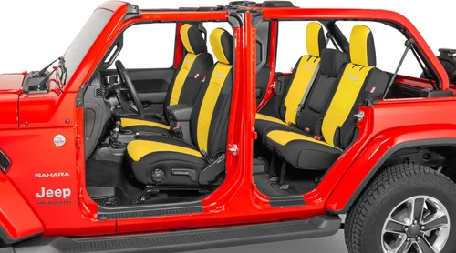 Miniatura 21 de Diver Down Neoprene Seat Cover Set - Fits Jeep JL 2-Door 2018-2026 Wrangler - Front and Back Seat Set - Custom Fit - Soft Padded Cushion Feel