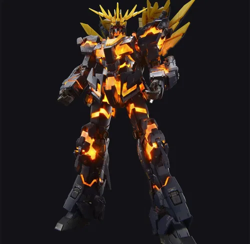 Miniatura 3 de Bandai 1/144 RG RX-0 Unicornio Gundam Unidad 2 Banshee Norn Destroy Modo Iluminación Modelo Mobile Suit Gundam UC Gundam Base Limited