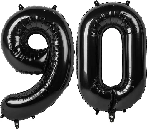 Miniatura 248 de Globo de cumpleaños número 4 dorado de 40 pulgadas, globos gigantes del número cuatro 14 24 34 40 44 2024, globos grandes de lámina de mylar para Oro