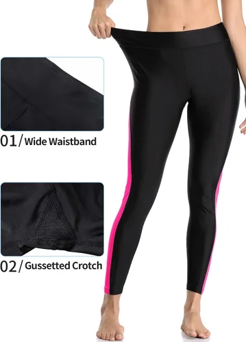 Miniatura 97 de ATTRACO Pantalones de natación de talle alto - Leggings de natación para mujer