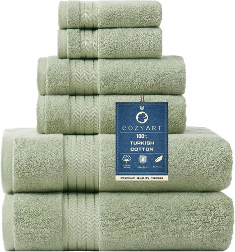 Miniatura 51 de COZYART - Juego de 3 toallas de baño de algodón, color naranja quemado, grandes y gruesas, 19.17 oz/yd², incluye 1 toalla de baño, 1 toalla de mano