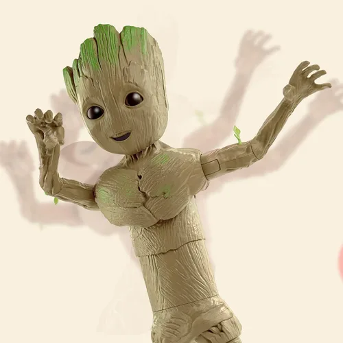 Miniatura 8 de Marvel Studios I Am Groot Groove 'N Grow Groot, figura de acción interactiva de 13.5 pulgadas, responde a la música y los sonidos, juguetes