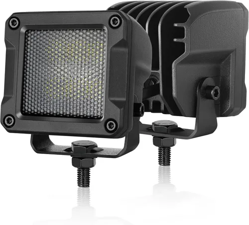 Miniatura 17 de 3" SAE luces antiniebla LED legales para la calle, aprobadas por DOT, cubos LED cuadrados, cápsulas de luz antiniebla de haz trun-cado, 2 piezas