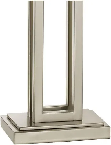 Miniatura 6 de Possini Euro Design Gossard - Juego de 2 lámparas rectangulares grandes y modernas de 30 pulgadas de alto, acabado de níquel cepillado, acabado