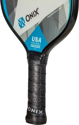 Miniatura 11 de Onix Graphite Z5 - Paleta de pickleball de fibra de carbono con forma de cuerpo ancho, núcleo de panal y cara de grafito ONIX Z3 Paddle — Azul