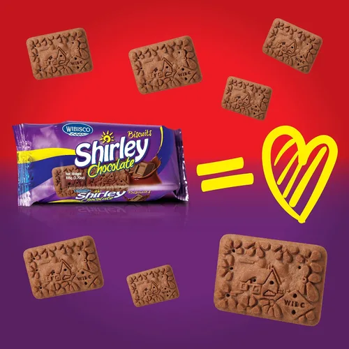 Miniatura 3 de Wibisco Shirley Biscuits, chocolate, 3.7 oz (paquete de 24)