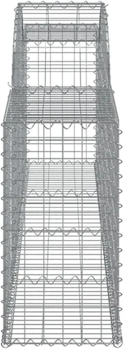 Miniatura 4 de Galvanized Iron Gabion Basket 118.1x118.1x31.5 Inches for Gabion Retaining Wall and Outdoor Basket for Planting, Silver Construction