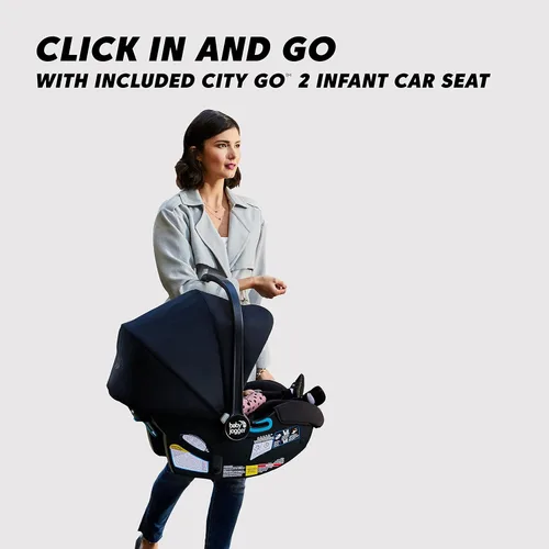 Miniatura 2 de Baby Jogger City Select Sistema de Viaje Cochecito de bebé con asiento para automóvil City Go 2 Combo de cochecito y asiento para automóvil