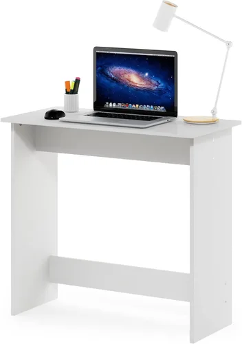 Miniatura 20 de Furinno Estante de escritorio clásico, gabinete de escritorio de 5 estantes, estante para libros, organizador de escritorio de 3 niveles