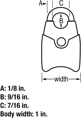 Miniatura 6 de Master Lock 4689T Cerradura con Llave Aprobada por TSA, Paquete de 2, los Colores Pueden Variar