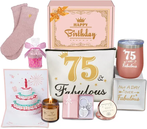 Miniatura 9 de Regalos de cumpleaños 65 para mujeres, regalos de feliz cumpleaños 65 para su mejor amiga, mamá, hermana, esposa que cumple 65 años, regalo