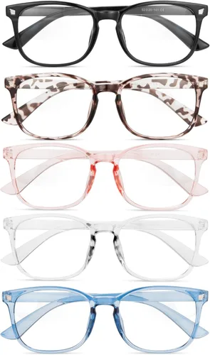Miniatura 10 de Gaoye Eyewear Frames for Men - Blue Light Blocking Square Glasses, Anti UV Ray Computer Gaming, Blue Blockers for Women