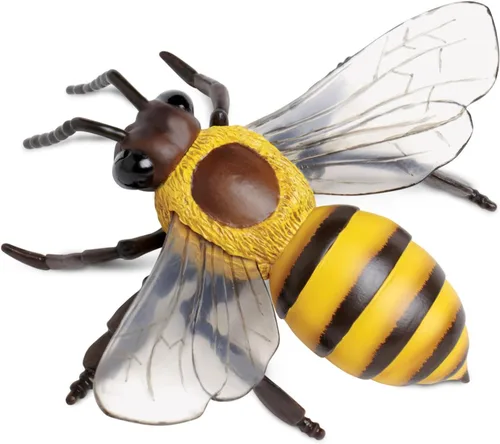 Miniatura 3 de Safari Ltd. Figura de abeja de miel, figura realista de modelo de 5.5 pulgadas, juguete educativo para niños, niñas y niños a partir de 3 años