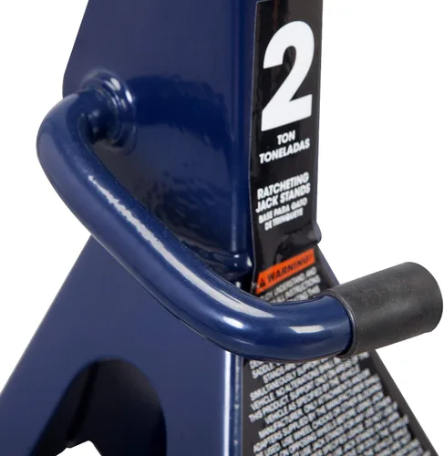Miniatura 6 de Torin BIG RED AT82001UR - Combo de gato hidráulico de servicio/piso, con ruedas, 2 soportes de gato, 4000 libras (2 toneladas), color azul