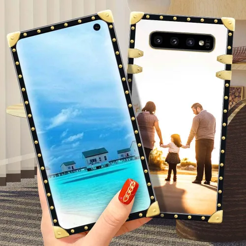 Miniatura 4 de Funda Customiz Picture Phone compatible con Samsung Galaxy S10, diseño de fotos DIY S10 para niña, TPU suave a prueba de golpes, parte trasera