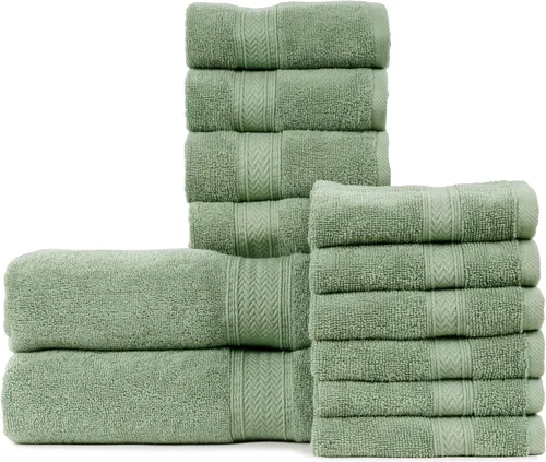 Miniatura 21 de HILLFAIR 600 GSM- 40 x 80 pulgadas- 100% algodón juego de 2 toallas de baño XXL extragrandes- suaves altamente absorbentes toallas de baño jumbo