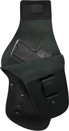 Miniatura 9 de Urban Carry LockLeather Funda G3 Holster - Diseño híbrido de cuero/polímero para ocultación óptima Disponible en tamaños Cadete, Trooper, Teniente