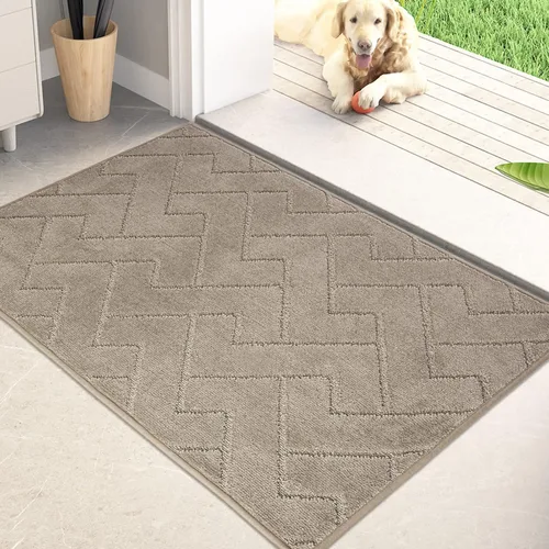 Miniatura 67 de PURRUGS Alfombra de fácil cuidado de 6 x 9 pies, antideslizante, lavable a máquina, tapete para puerta de perro, resistente a las manchas