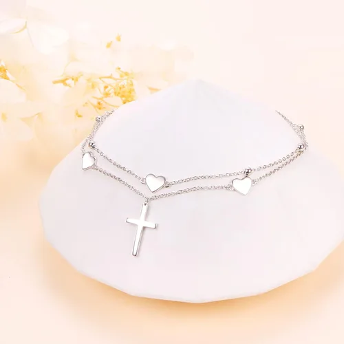 Miniatura 3 de Daochong - Tobillera de plata esterlina S925 ajustable, para mujer