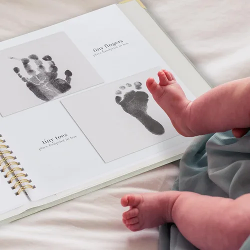 Miniatura 15 de Libro de recuerdos de bebé para niños y niñas – Libro atemporal para bebés de 5 años – Libro de recortes de diario neutro o álbum de fotos