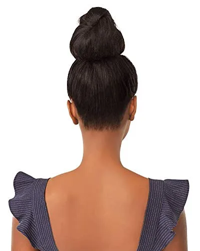 Miniatura 4 de Sensationnel Moño instantáneo de pelo sintético prémium con flequillo - BRIA - F1B/30 Piano OffBlack LightAuburn F1B30